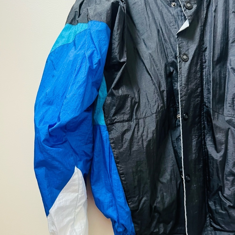 Vintage Christian Dior Teal and Black Jacket size large - Picture 9 of 12